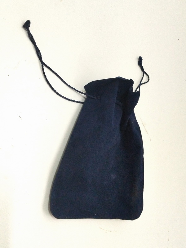 bolsa cordon antelina terciopelo saquito